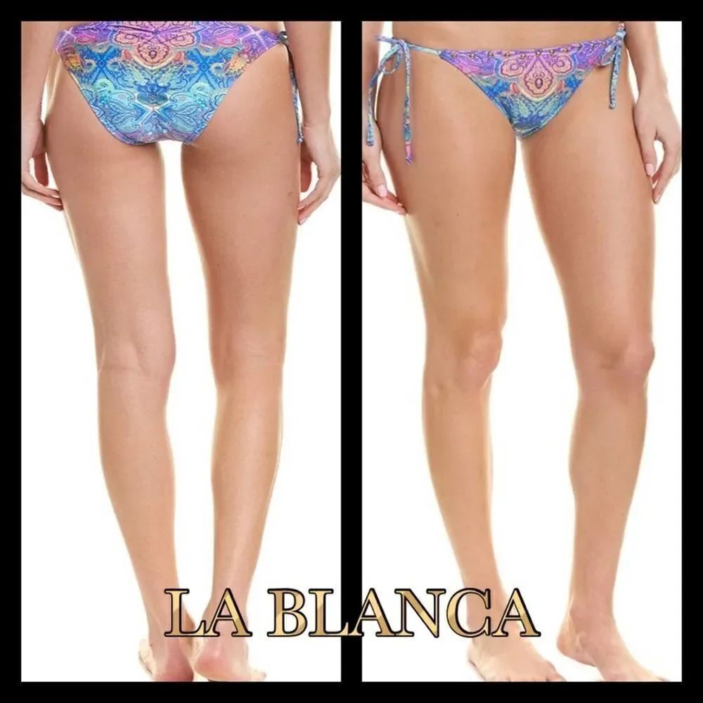 La Blanca Boho Tie Bikini Bottoms Size Large
